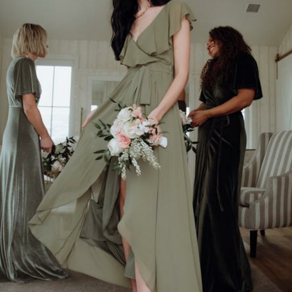 Katya Ruffle Maxi Dress